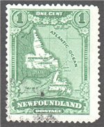 Newfoundland Scott 163 Used F (P14x14.2)